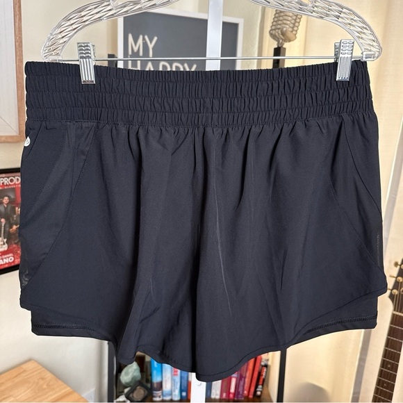 Apana Shorts Women's Size XL Black Athletic Lined Lightweight Stretch - Picture 4 of 8